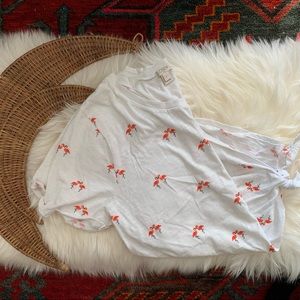 J. Crew Flamingo Tee